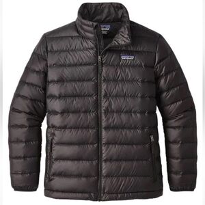 Patagonia Kids Down Sweater Jacket Black Medium 10